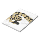Ball Python Snake Notizblock (Rotiert)