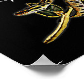 Ball Python Snake Poster (Ecke)