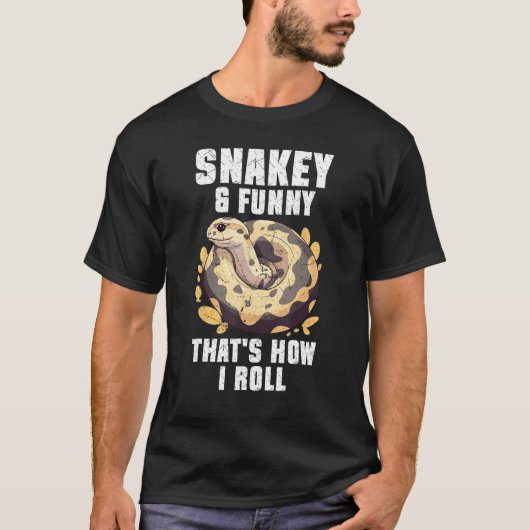 Ball Python Snake Reptile Noodle Reptile Snek 2 T-Shirt (Vorderseite)