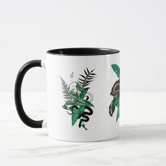 Ball Python Zwei-Tone-Fauna-Tasse Tasse (Links)