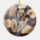 Ball-Pythonschlange Keramik Ornament (Hinten)