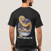 Ball-Pythonschlange-Planet T-Shirt (Rückseite)