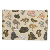 Ball-Pythonschlange-Schlange verwandeln Muster Kissenbezug (Rückseite)