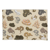 Ball-Pythonschlange-Schlange verwandeln Muster Kissenbezug (Vorderseite)