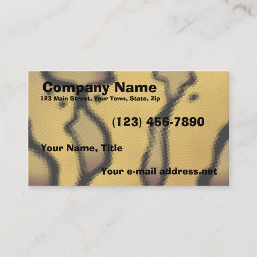 Ball-Pythonschlange-Schlangen-Haut Visitenkarte (Vorderseite)