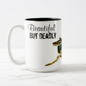 Ball-Pythonschlange-Schlangen-Tassen-gefährliche Zweifarbige Tasse (Links)