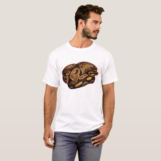 Ball-Pythonschlange-T - Shirt-Schlangen-T - Shirt (Vorne ganz)