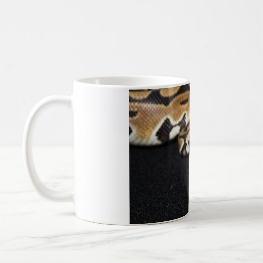 Ball-Pythonschlange-Tasse Kaffeetasse (Links)