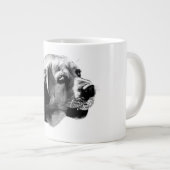 Ball Ready - Labrador Resolve Jumbo-Tasse (Vorderseite Rechts)