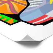 Ball-Sneakers Poster (Ecke)