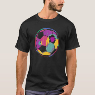 Ball Soccer Graphic Yin Yang Football Boys Girls T-Shirt