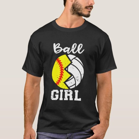 Ball Softball Volleyball T-Shirt (Vorderseite)