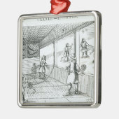 Ball-Spiel Silbernes Ornament (Links)