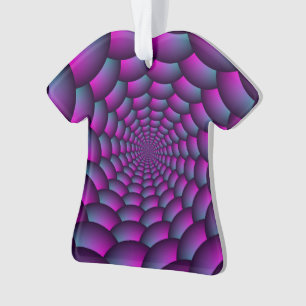 Ball Spiral in Rosa Blau und Lila Ornamente