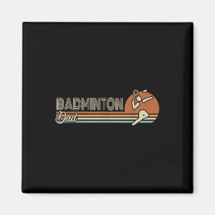 Ball Sport Shuttle Sport Retro Badminton Vater Män Magnet