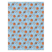 Ball-Sport - themenorientiertes Muster für Jungen Tischdecke (Vorderseite)