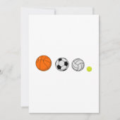 Ball Sports Einladung (Vorderseite)