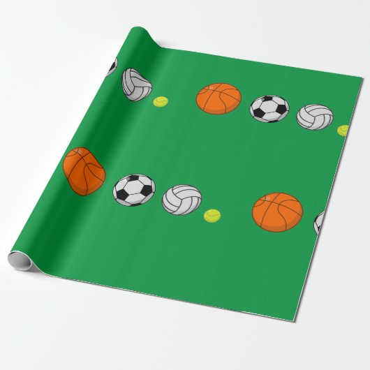 Ball Sports Geschenkpapier (Ungerollt)