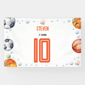 Ball Sports Kindergeburtstag Banner (Horizontal)