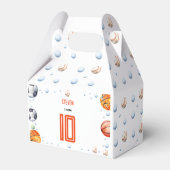 Ball Sports Kindergeburtstag Geschenkschachtel (Rückseite)