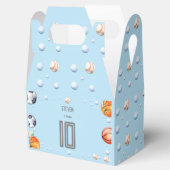 Ball Sports Kindergeburtstag Geschenkschachtel (Geöffnet)