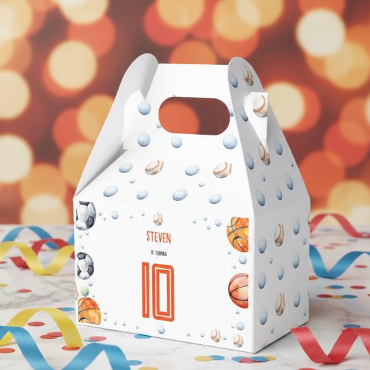 Ball Sports Kindergeburtstag Geschenkschachtel