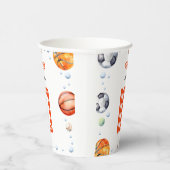 Ball Sports Kindergeburtstag Pappbecher (Rechts)