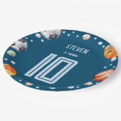 Ball Sports Kindergeburtstag Pappteller (Schrägansicht)