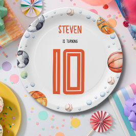 Ball Sports Kindergeburtstag Pappteller