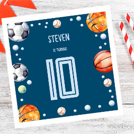 Ball Sports Kindergeburtstag Serviette