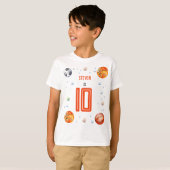 Ball Sports Kindergeburtstag T-Shirt (Vorne ganz)