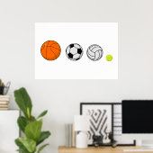 Ball Sports Poster (Heimbüro)