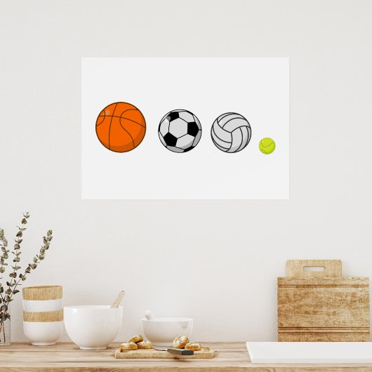 Ball Sports Poster (Küche)