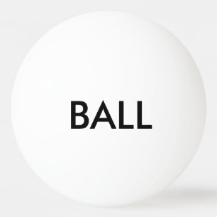 BALL - Staat das offensichtliche - plus Hilfe Tischtennisball