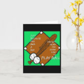 Ball Sticker abspielen Karte (Gelbe Blume)