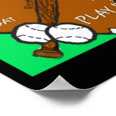 Ball Sticker abspielen Poster (Ecke)