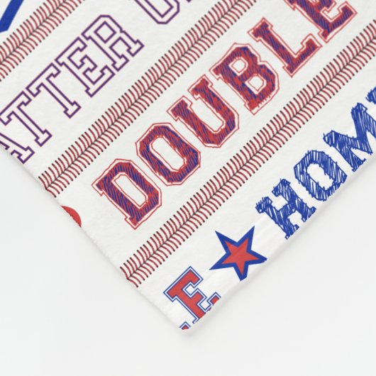 Ball Stitch - Baseball Fleecedecke (Ecke)
