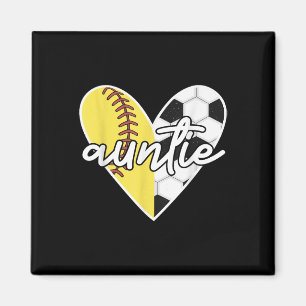 Ball Tante Softball Fußball Mama Spieler Magnet