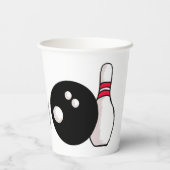 Ball- und Button-Papiertücher Pappbecher (Rückseite)