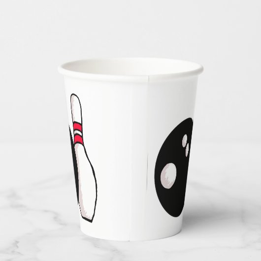 Ball- und Button-Papiertücher Pappbecher (Rechts)