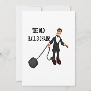 Ball und Kette Einladung
