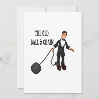 Ball und Kette Einladung