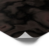 Ball und Stick gegen Granit Poster (Ecke)