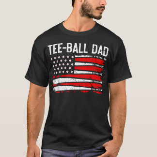 Ball-Vater Baseball-Vater Daddy für Vatertag Dad T-Shirt