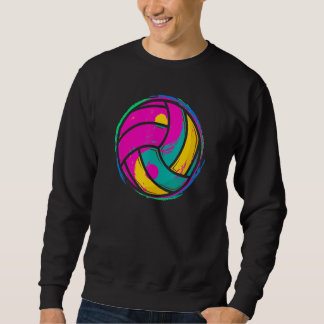 Ball Volleyball Graphicyin Yang Volleyball Girl W Sweatshirt