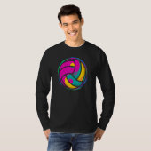 Ball Volleyball Graphicyin Yang Volleyball Girl W T-Shirt (Vorne ganz)
