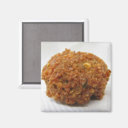 Ball von Falafel Magnet (Vorderseite/Rückseite)