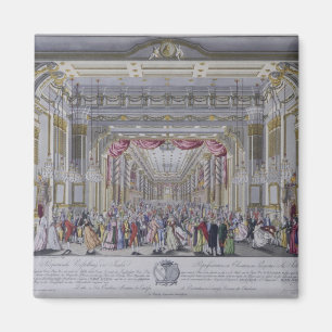 Ball, welche der Krönung von Leopold folgt Magnet