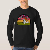 Ball Y'all Dog and Ball Hund Chasing Ball T-Shirt (Vorderseite)