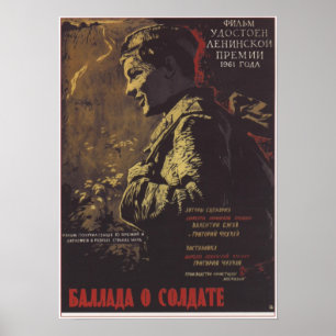 "Ballad of a Soldier" UdSSR Sowjetfilm 1961 Poster